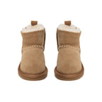 Felt-lined children's shoes ValeKB - Suede - Tan & Dark Brown - Sofie Schnoor