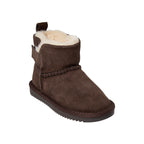 Felt-lined children's shoes ValeKB - Suede - Tan & Dark Brown - Sofie Schnoor