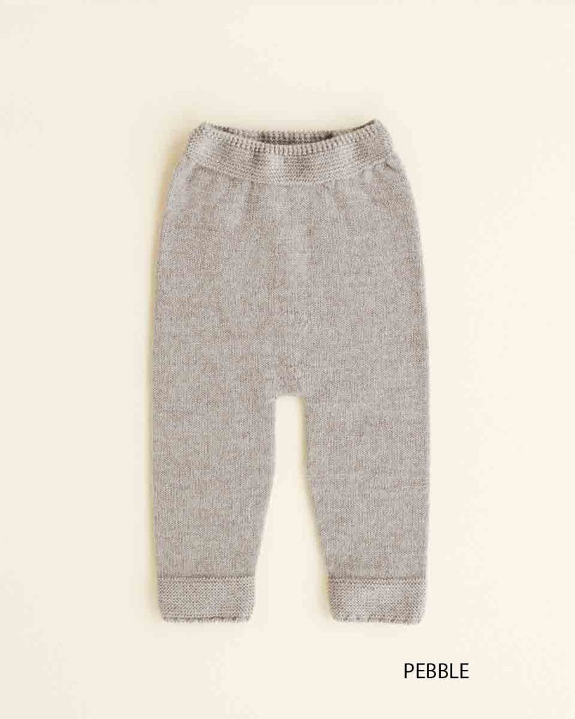 Gestrickte Hose Guido - Merinowolle - HVID