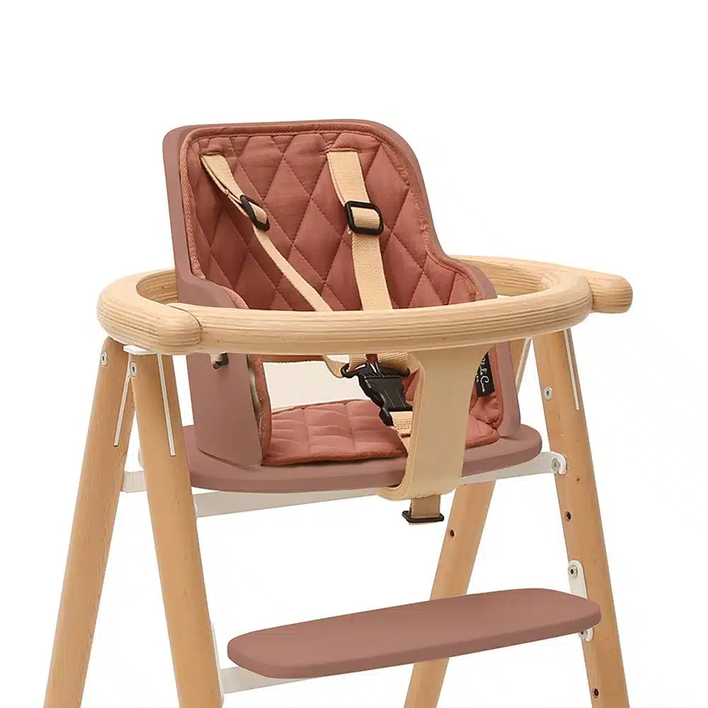 Kissen für TOBO Babyset – Kinderstuhl Kissen für den TOBO Hochstuhl – Bio-Baumwolle – Charlie Crane