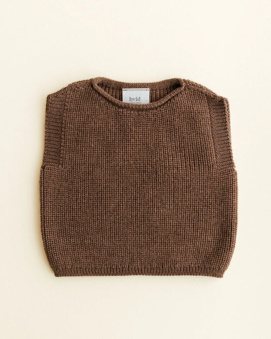 Vest Harvey - Spencer/mouwloos truitje - Merinowol - HVID