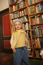 Cardigan Harvey Kids - 100% extra fine Italian merino wool - HVID