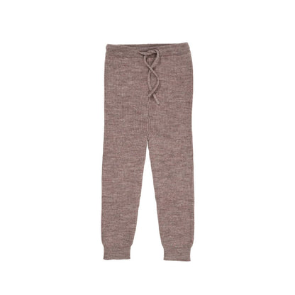 Gebreid broekje - Merino Classic Rib Leggings - Merinowol - Nature Melange - Copenhagen Colors