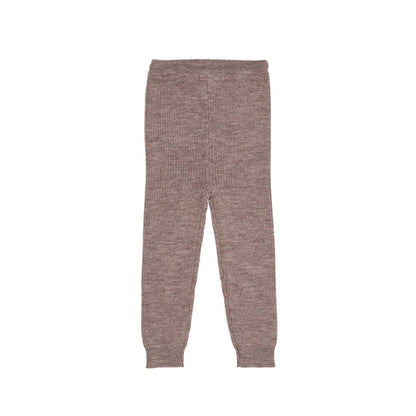 Gebreid broekje - Merino Classic Rib Leggings - Merinowol - Nature Melange - Copenhagen Colors