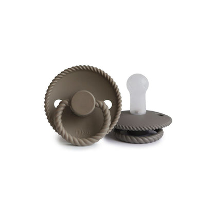FRIGG silicone pacifier - Rope - Portobello - 100% medical silicone pacifier