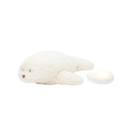 Knuffel met hartslag & white noise - The Humming Bunny 2.0 - Biologisch GOTS katoen - Moonie