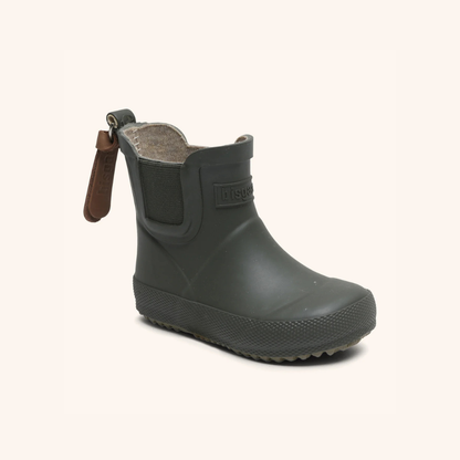 Natuurrubber regenlaars - Laag model - Olive/donkergroen - Bisgaard