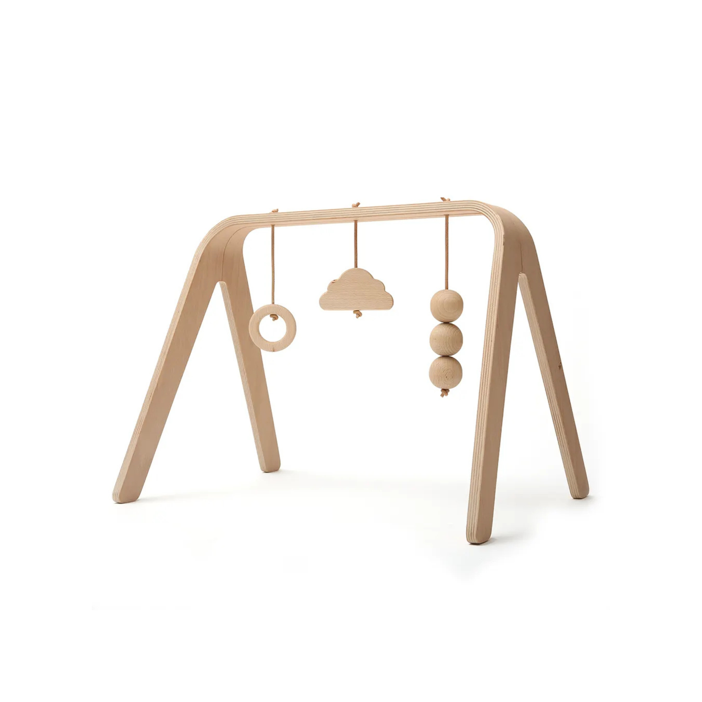 NAHO speelboog met houten speelgoed - Baby gym - Charlie Crane