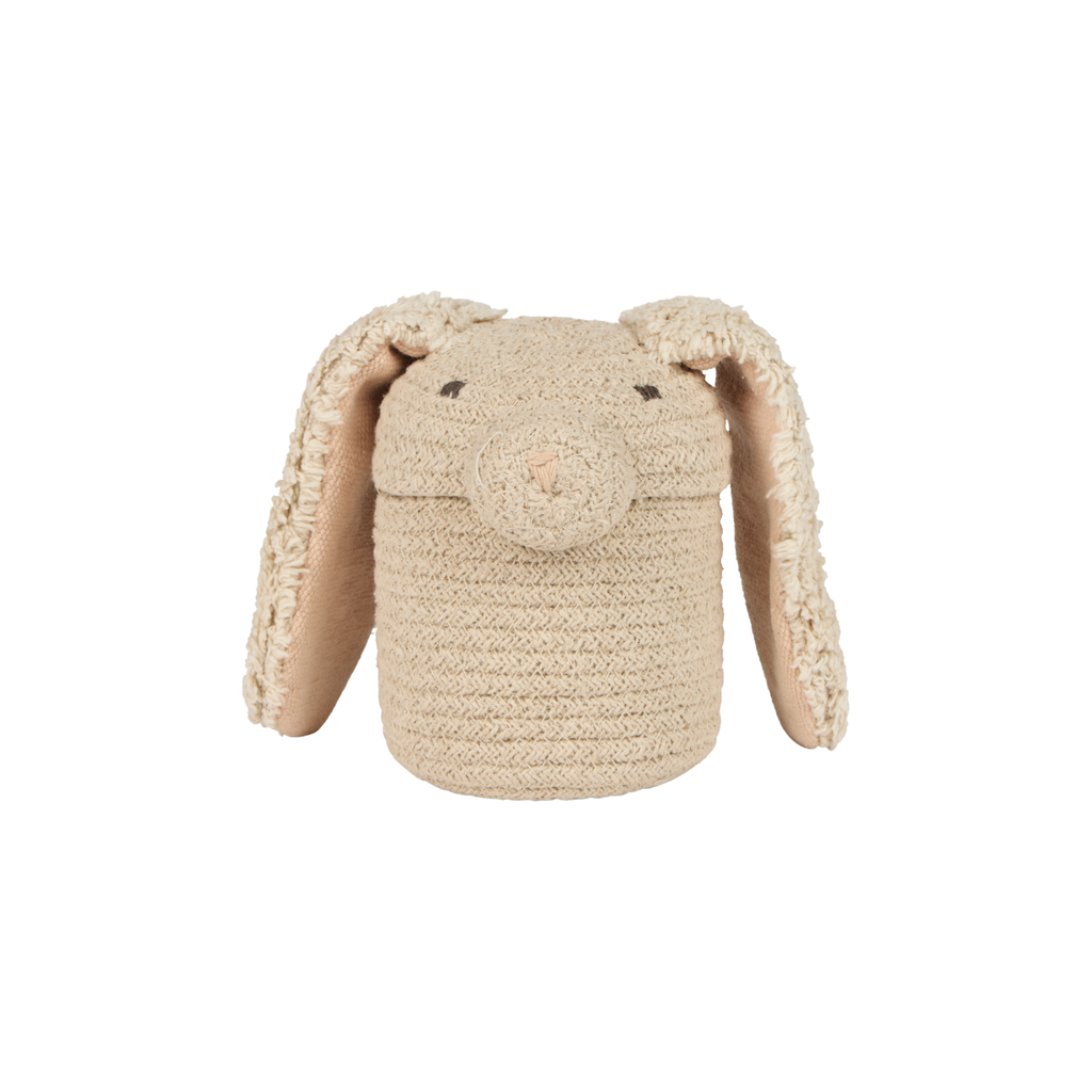 Basket Mini Rita the Rabbit - Mini opbergmand konijn - Naturel - Ø 15 × 15 cm - Lorena Canals - productfoto