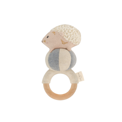 Rammelaar egeltje - Henny de Egel - Sky Blue - Biologisch katoen - Baby Bello