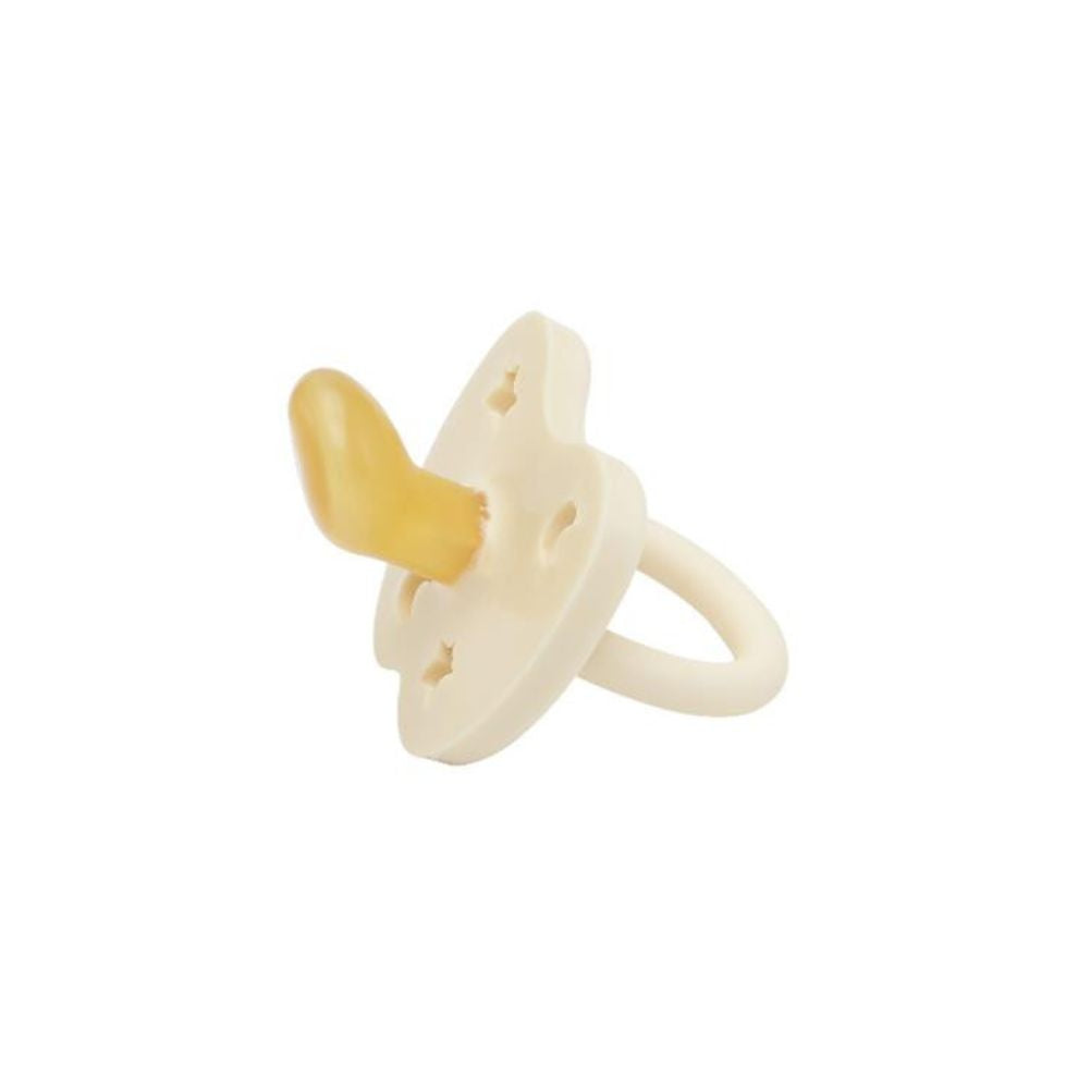 HEVEA - Pacifier Milky White Orthodontic - Teat - 100% natural - 100% plastic-free
