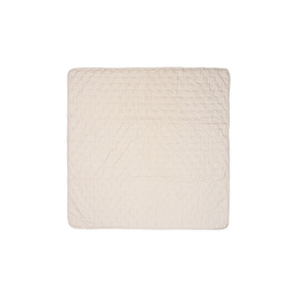 Quilted Blanket – 100% biologisch katoen – 120x120 cm - Alida - Grey Sand - MarMar Copenhagen