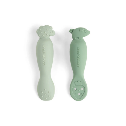 Learning spoon set - Learning spoon set - Tiny farm - Green - Done by Deer