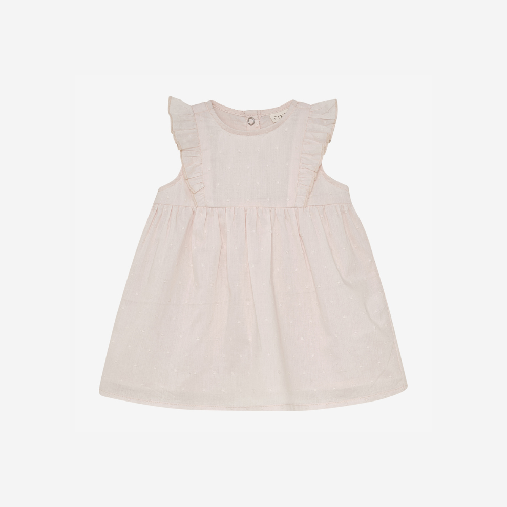 Dress - Cotton - Soft pink/Pink - Fixoni