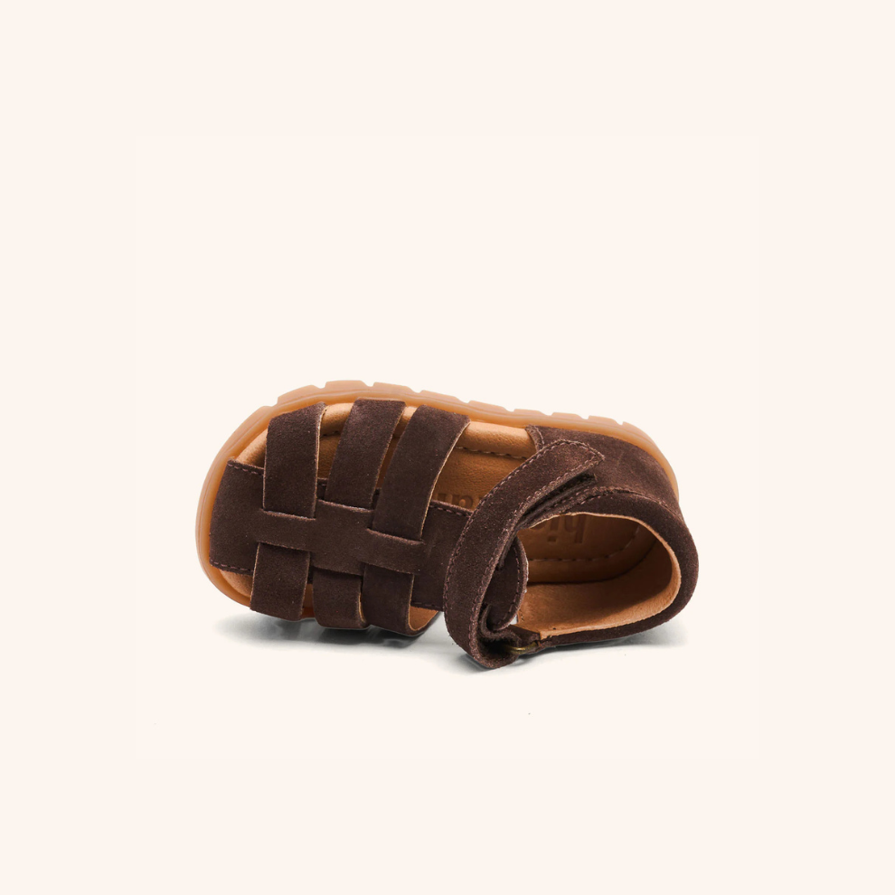 Leren sandaal Beka s - Suede - Cacao - Bisgaard