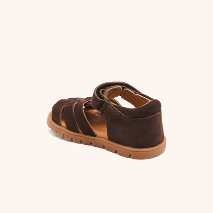 Leren sandaal Beka s - Suede - Cacao - Bisgaard