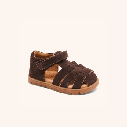 Leren sandaal Beka s - Suede - Cacao - Bisgaard