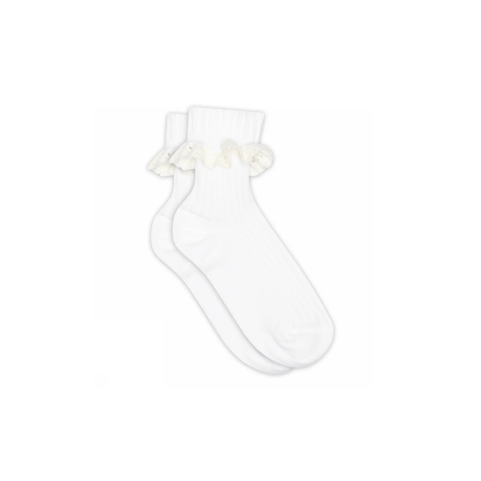 Socks with lace ruffles - Julia socks lace - Cotton - MP Denmark