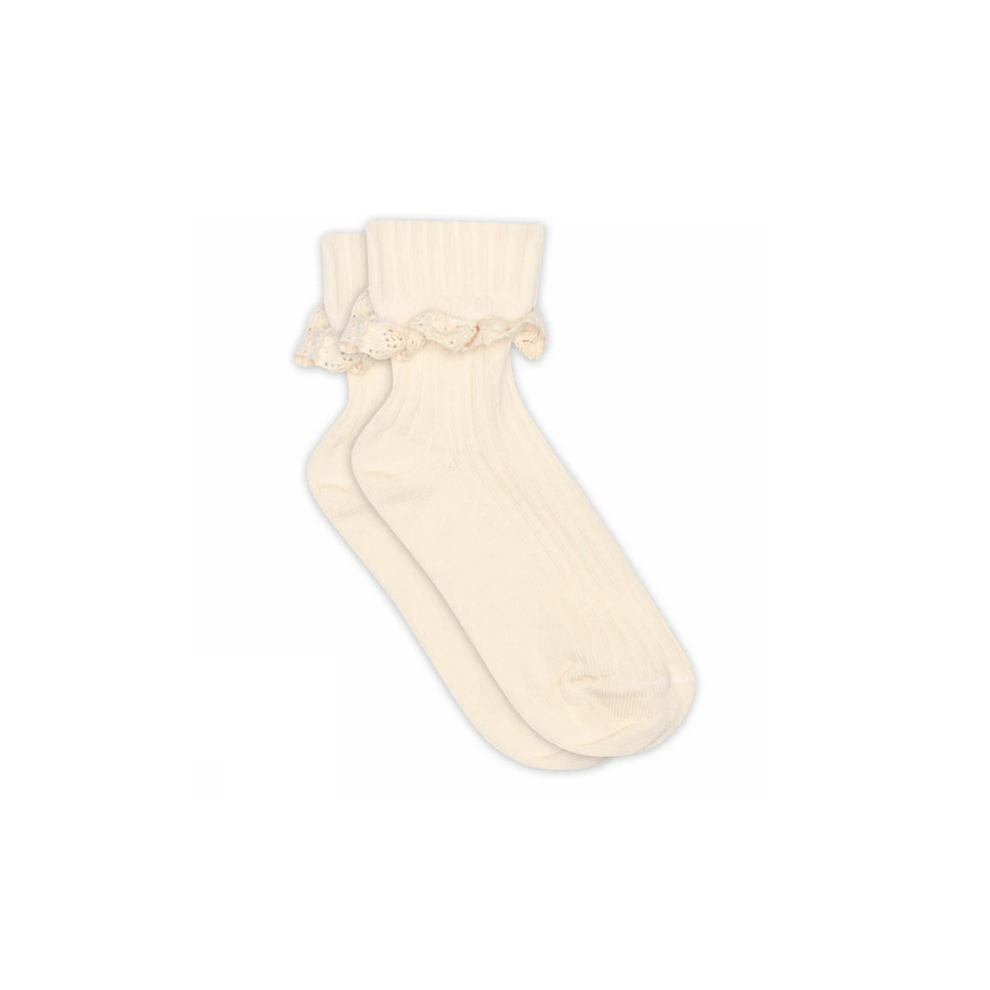 Socks with lace ruffles - Julia socks lace - Cotton - MP Denmark