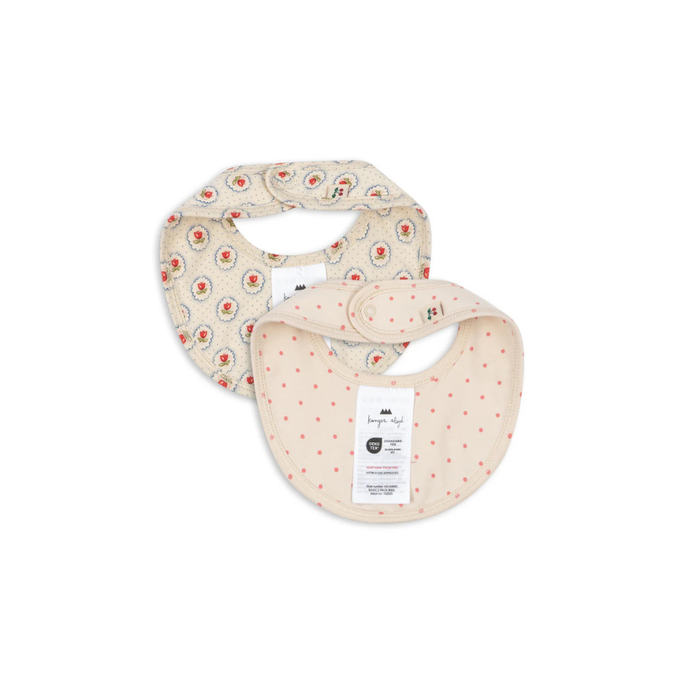 Basic Bibs Mirage - 2 pack - Organic Cotton - Konges Sløjd