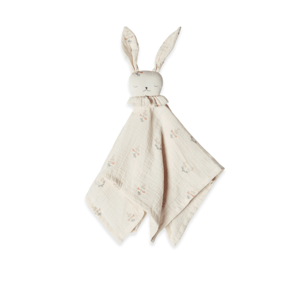 Comforter bunny - Organic cotton - Muslin Bunny - La Fraise Print - Garbo&Friends