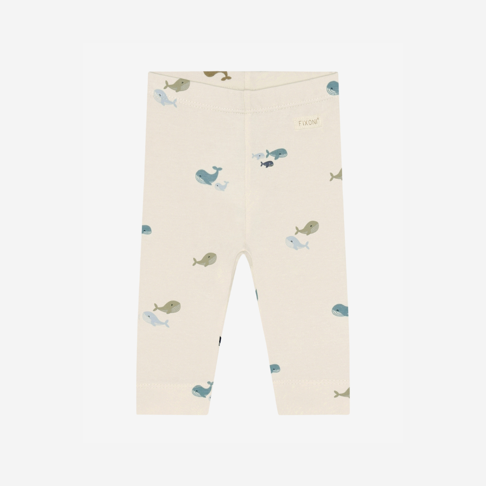 Legging - Biologisch katoen - Arctic Ice/Walvissen - Fixoni