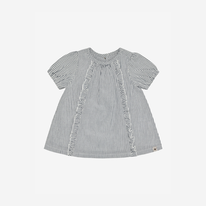 Summer dress - Organic cotton - Bering Sea - Dress SS YD Stripe - Huttelihut