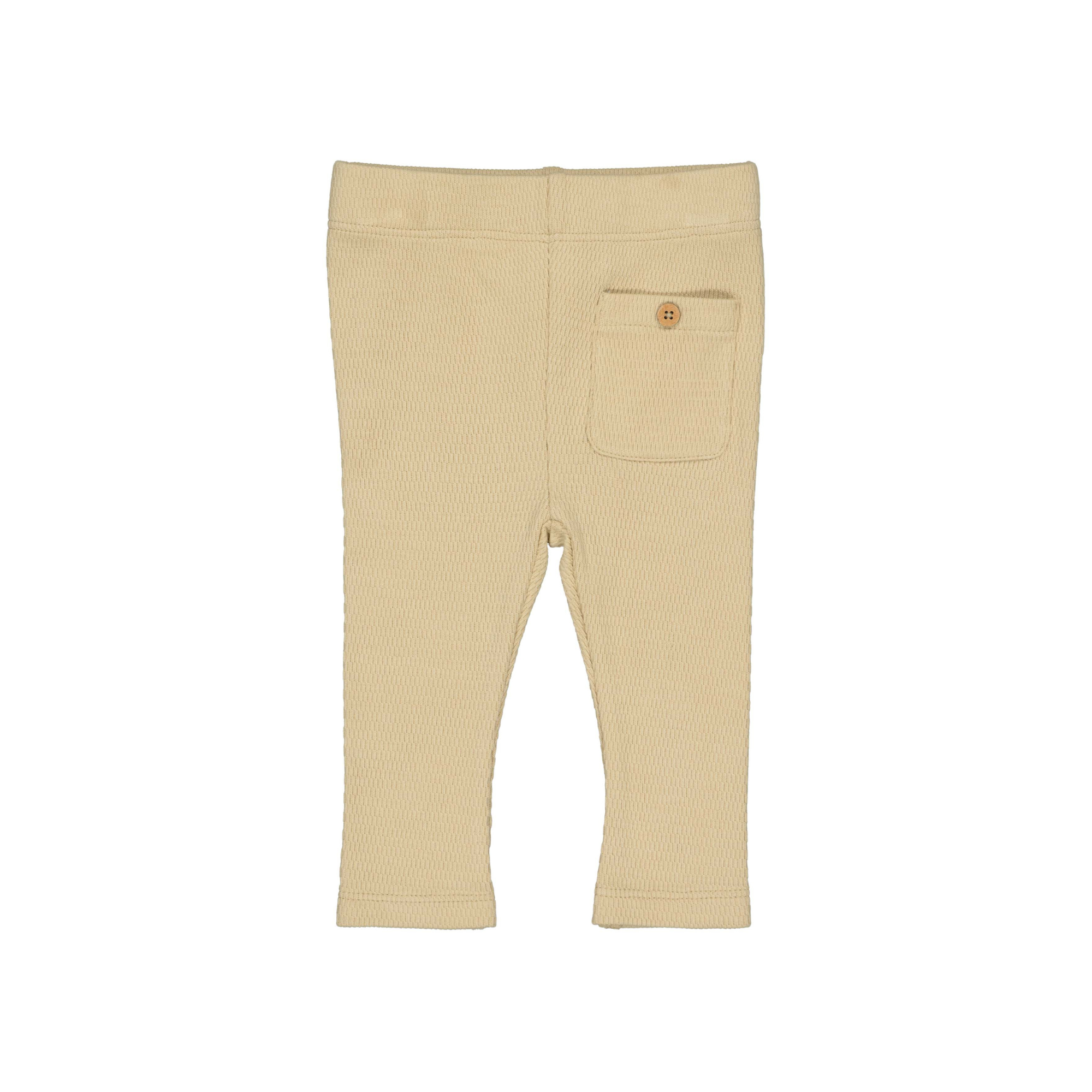 Baby broekje legging Nigel - Beige - 100% katoen - LEVV Labels