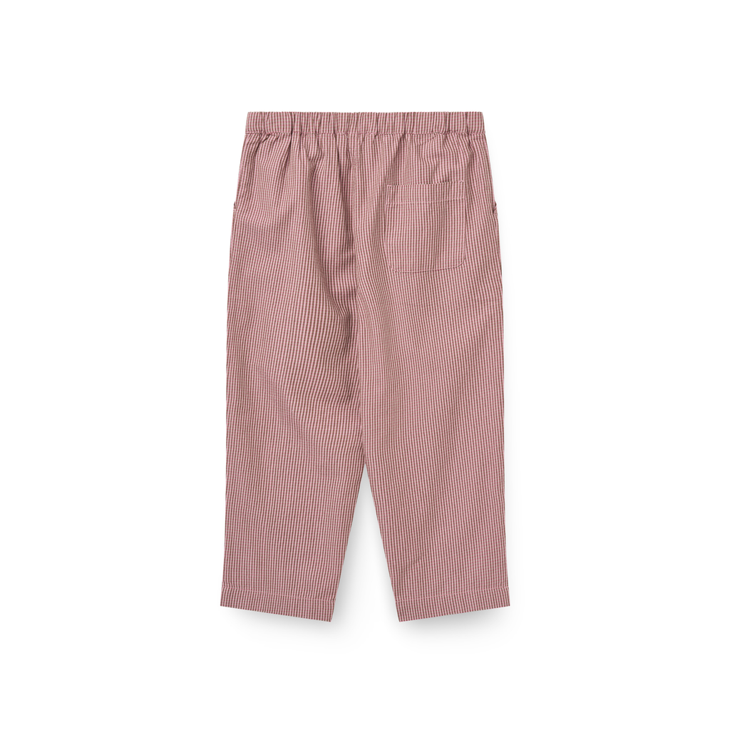Geruite broek - Winter Rose Check Comb - 100% biologisch katoen - Copenhagen Colors - achterkant