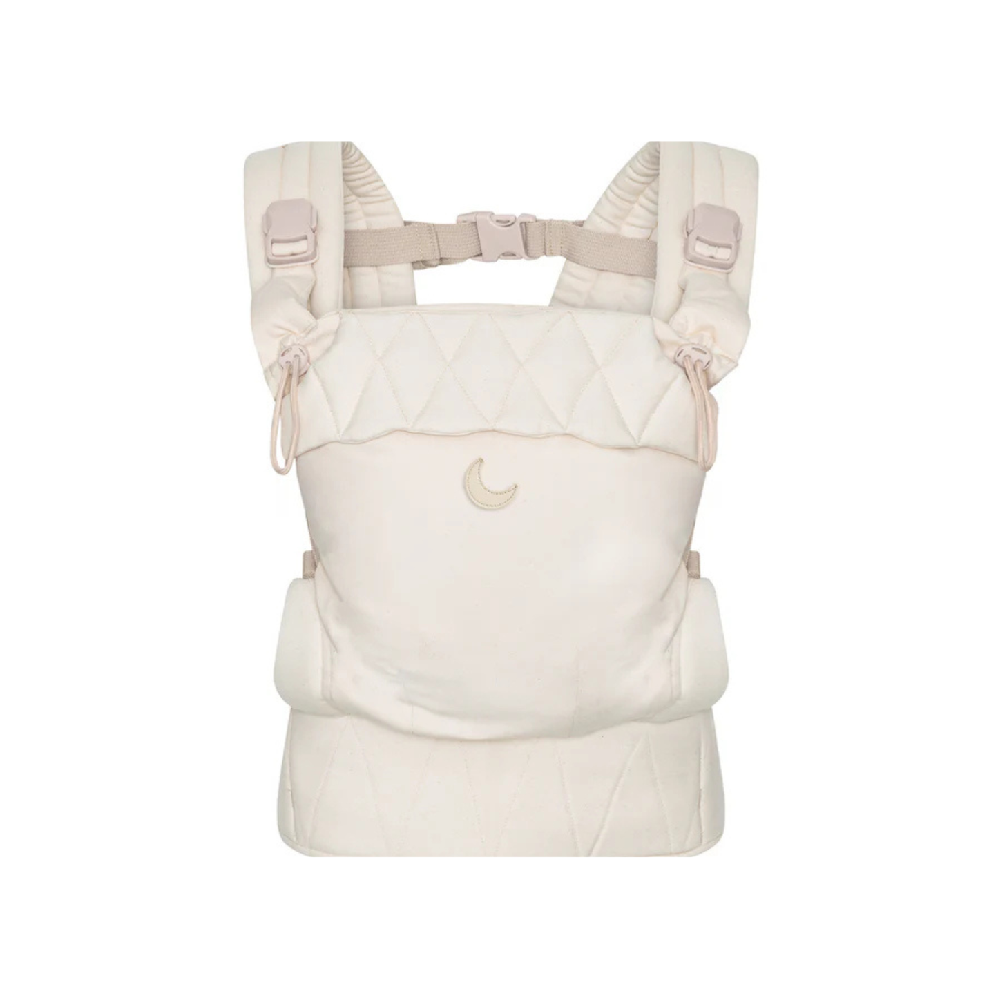 Ergonomische Draagzak Baby - Biologisch katoen - Magnetische gespen -  Beige - Moonboon