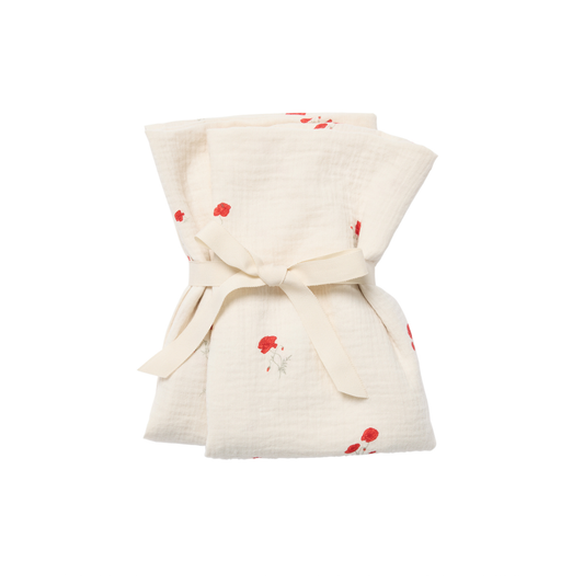 Hydrofiele doeken - Muslin Blanket - 2 paar - 60x60 cm - Poppy - Garbo&Friends