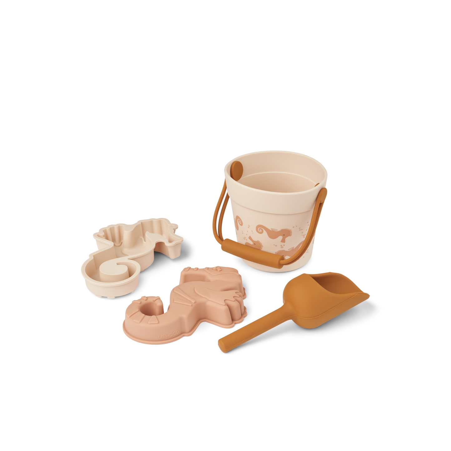 Sandpit/Beach Toys - Kit Mini Seahorse Beach Set - Seahorse/Apple Blossom - Liewood