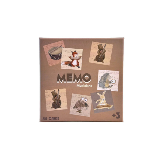 Memoryspel muzikale dieren - Memo Musicians - 3+ jaar - Egmont Toys