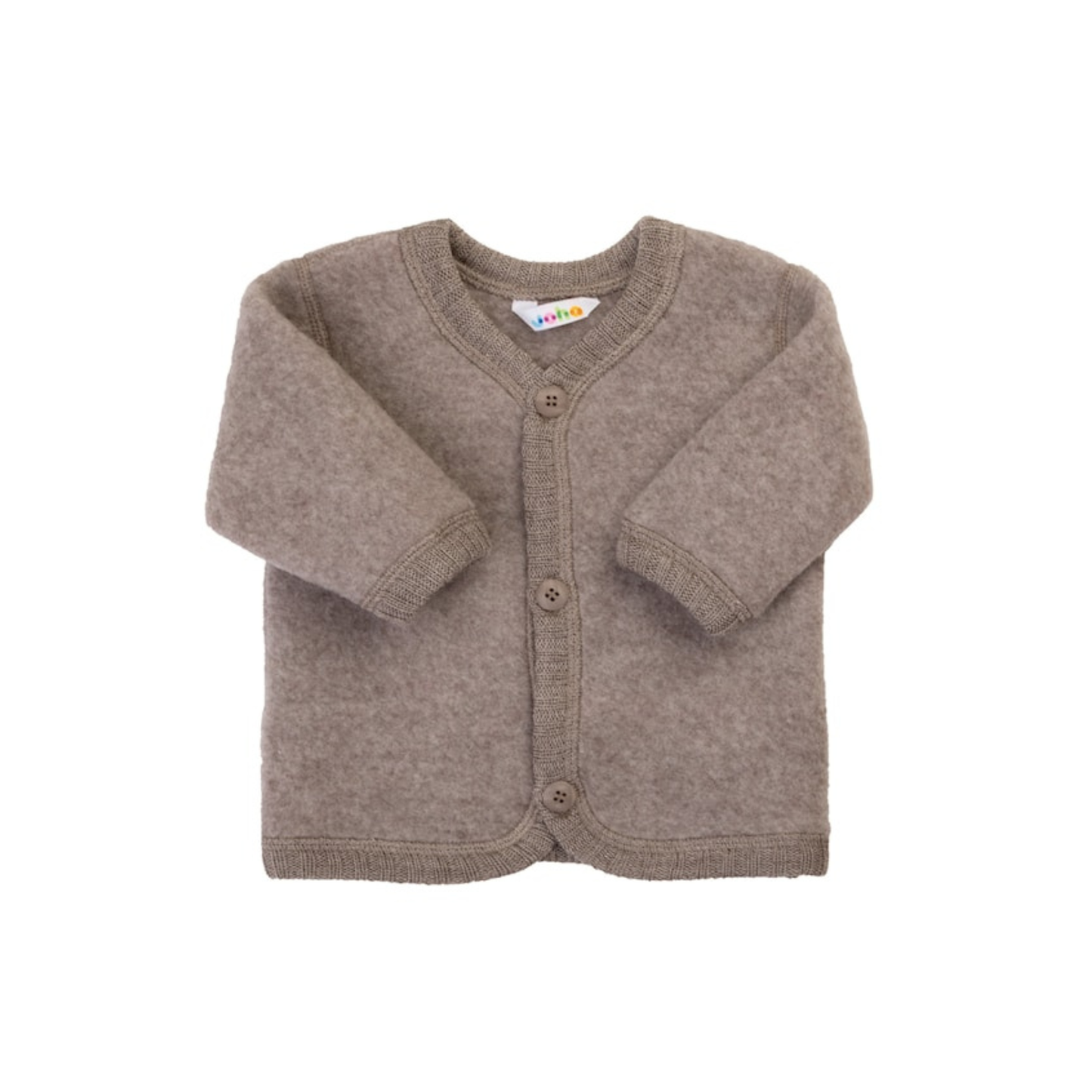 Cardigan - Merino wol fleece - 100% wol - Jasje/Vestje - Joha