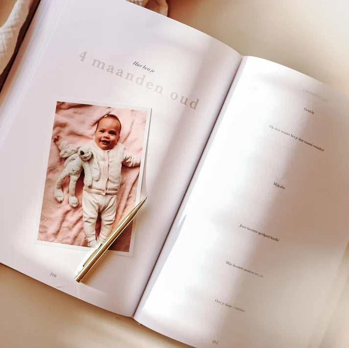 Het begin van jouw leven – Livre de grossesse et de bébé tout-en-un de 0 à 1 an – Birth Lines
