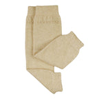 Baby Leg Warmers – Merino Uni Creme – Wollen babybeenwarmers – Merinowol en kasjmier – Hoppediz