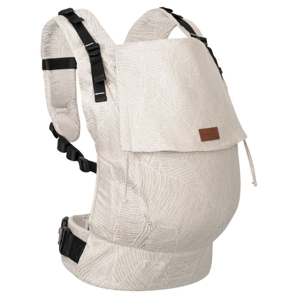 Buckle Toddler – Grenada Natural Linen – Ergonomic toddler carrier – Cotton and linen – 9–25 kg – Hoppediz