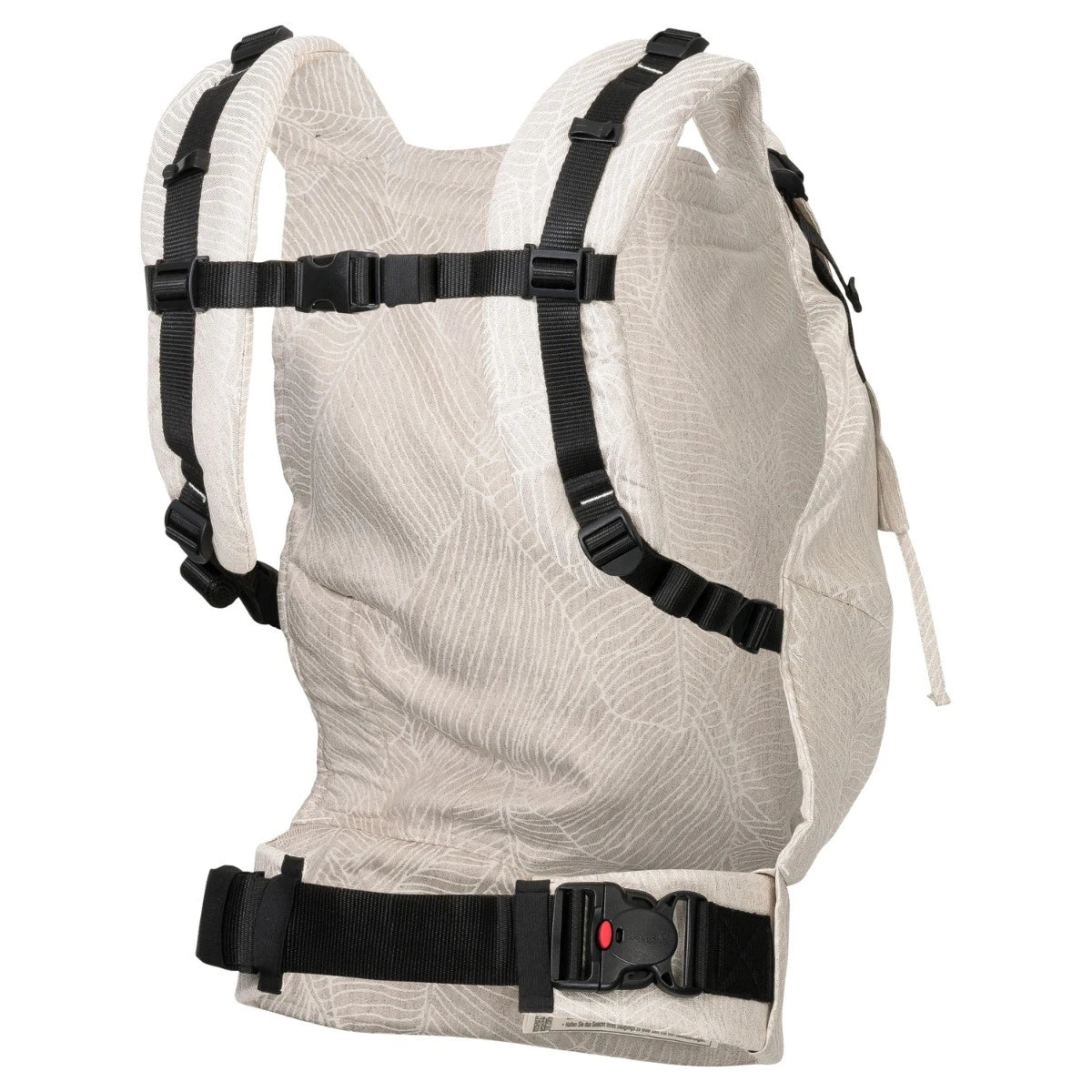 Buckle Toddler – Grenada Natural Linen – Ergonomic toddler carrier – Cotton and linen – 9–25 kg – Hoppediz