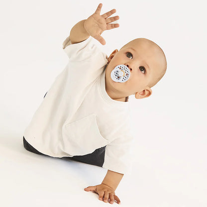 STUDIO Colour fopspenen 2 Pack Polka - Baby Blue/Steel Blue - Rond - Natuurlijk rubberlatex - BIBS (Copy)