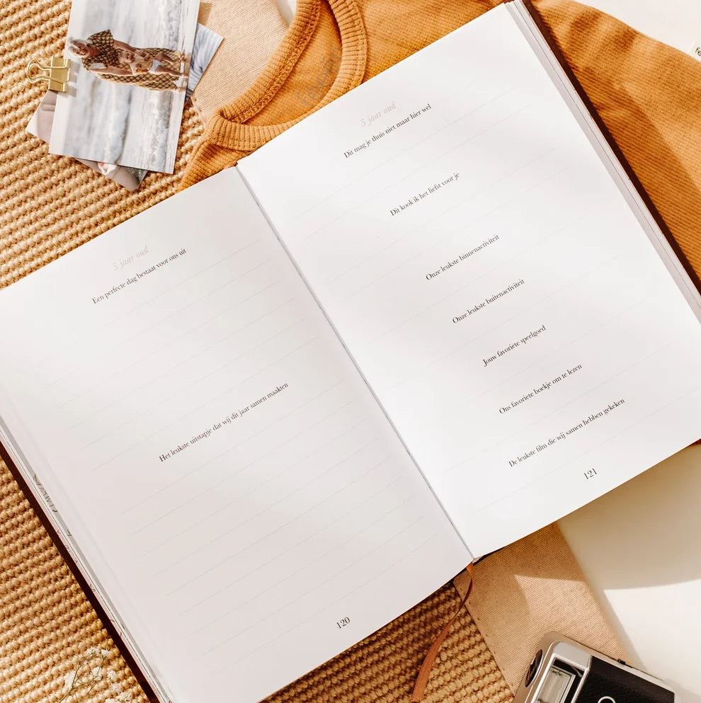Sinds jij mijn kleinkind bent – Livre à remplir pour grands-parents avec souvenirs et leçons de vie sur 10 ans – Birth Lines
