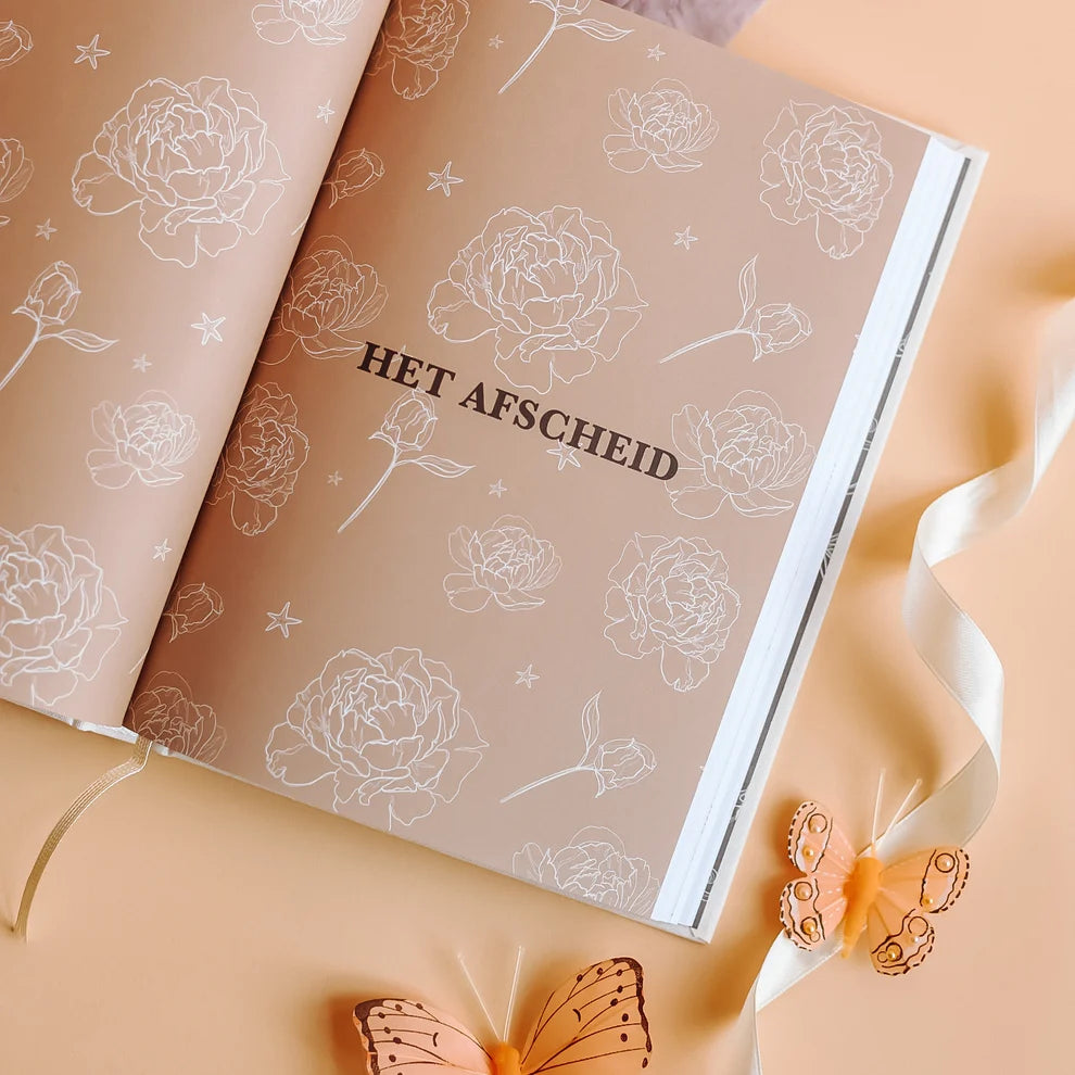 Nu jij hier niet meer bent – Keepsake Memory Book for Baby Loss – Birth Lines