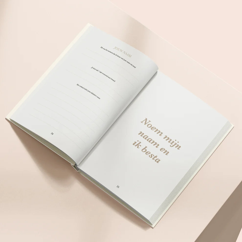 Nu jij hier niet meer bent – Keepsake Memory Book for Baby Loss – Birth Lines
