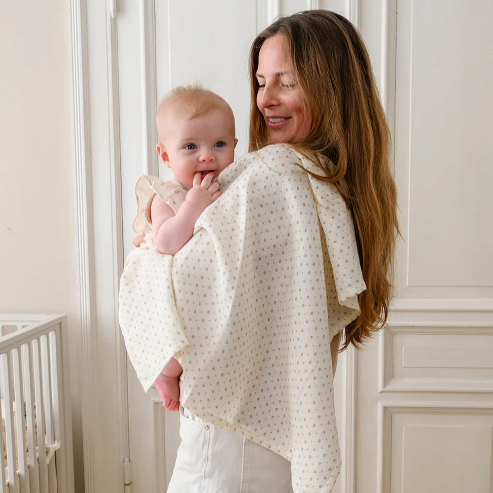 Mulltuch Rowan - 120x120 cm - 100% Bio-Baumwolle - GOTS - CamCam Copenhagen