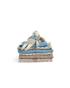 Knitted Romper - Nature Melange Dogs - 100% merino wool - SmallStuff