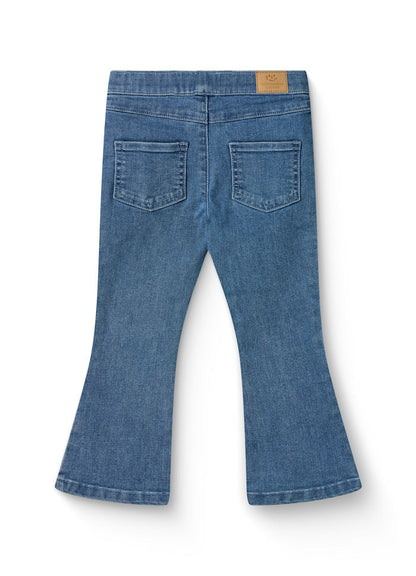 Jeggings flare - Denim look - Biologisch katoen - Copenhagen Colors achter