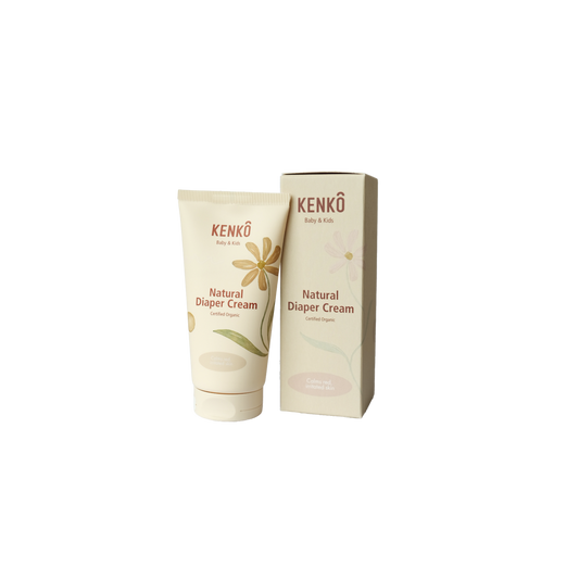 Natural Diaper Cream - Non-nano zinc oxide - Tube - Organic - Kenkô