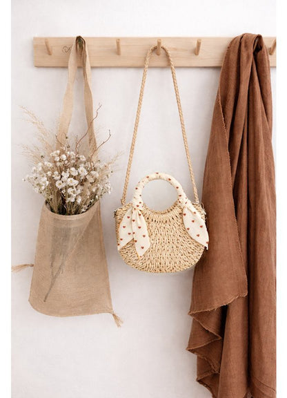 Mini Woven Bag - Kids - Cotton/Wicker - Mrs Ertha