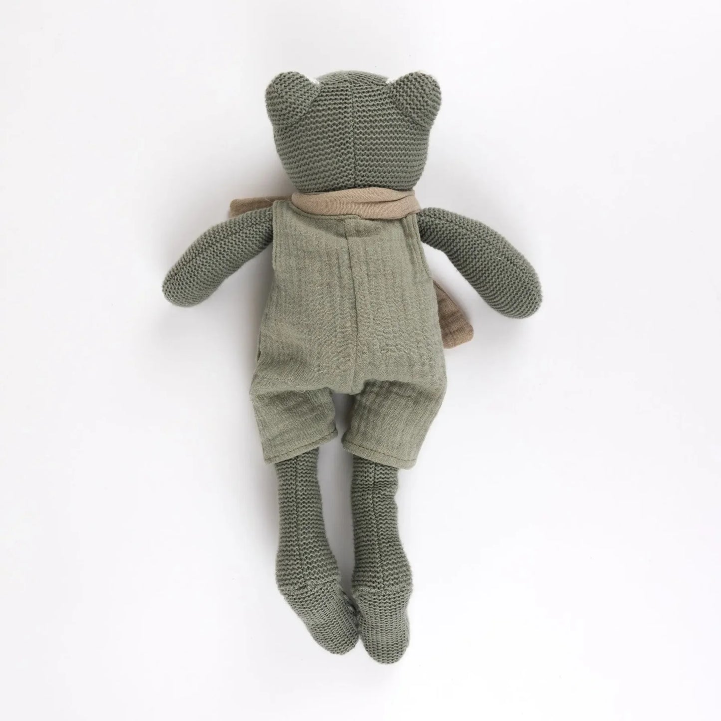 Jeremy de kikker - Katoenen knuffel met rammelaar - Egmont Toys