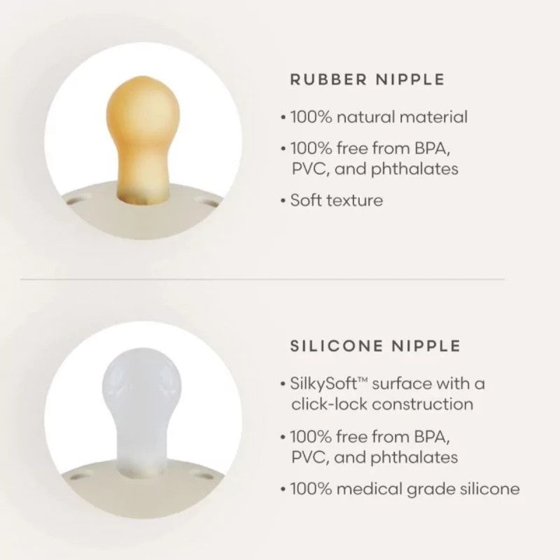 Frigg Siliconen Speen - Rope Rubber and Silicone nipple