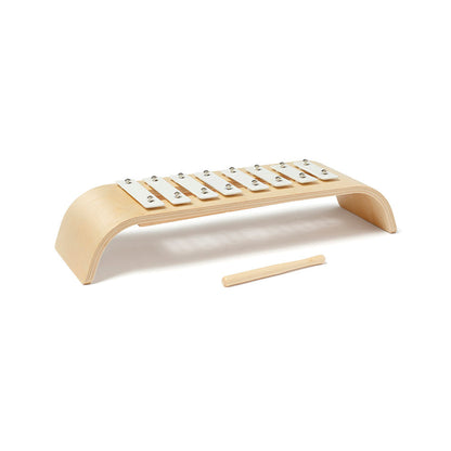 Kid's Concept - Xylofoon wit - Natuurlijk hout